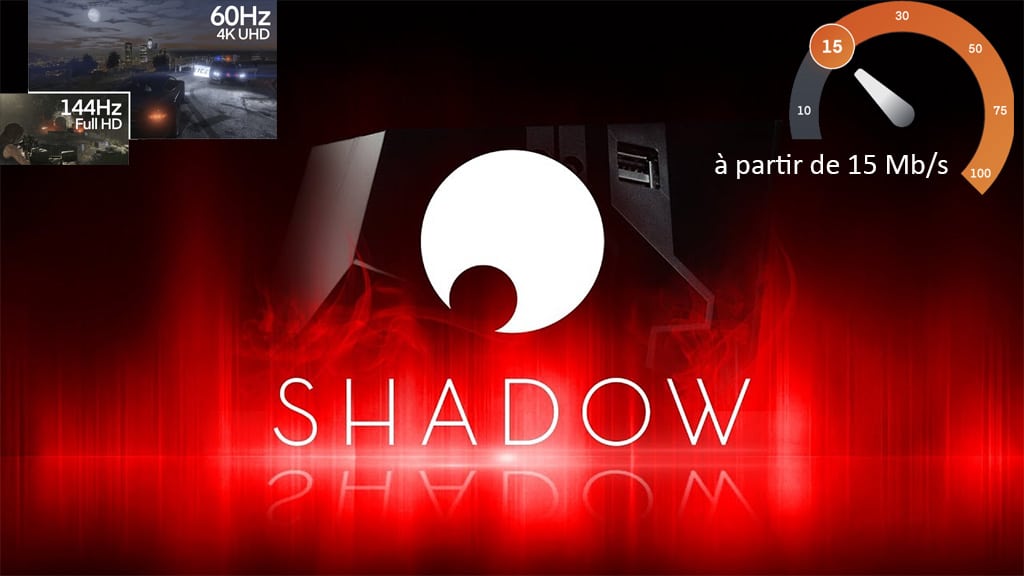 PC virtuel avec Shadow
