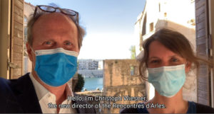 Aurélie de Lanlay, directrice adjointe & Christoph Wiesner, directeur des Rencontres d’Arles©rencontres-arles